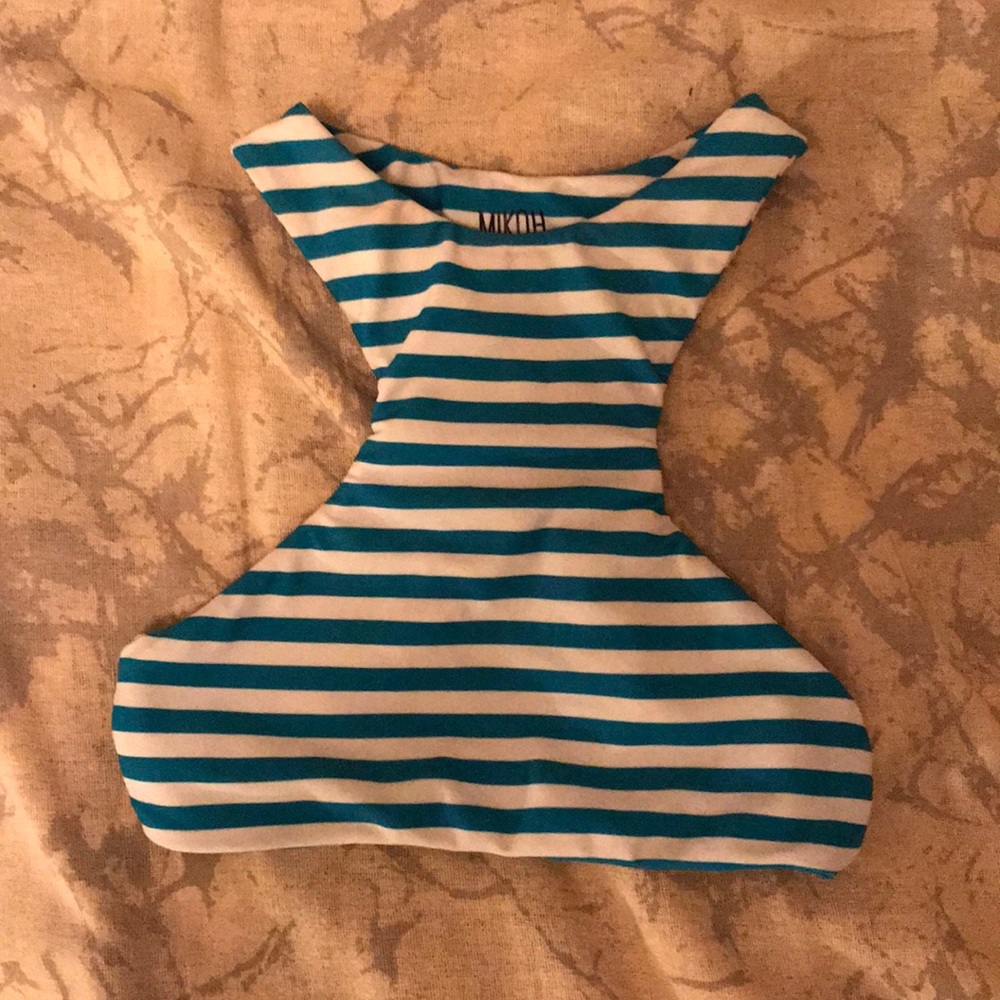 MIKOH HIGH NECK SWIM TOP